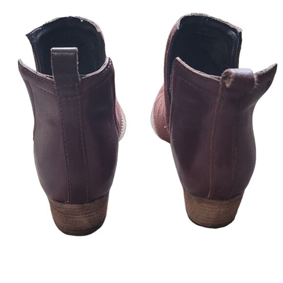 DIBA.True Brown Cut Out Leather Ankle Booties Women's Size 6 - Picture 9 of 14